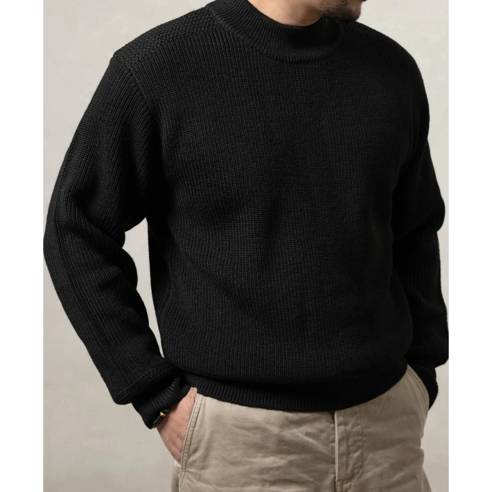 Bronson Vintage 1930s USN Woolen Sweater Warm Thick Wool Sweater Knit Top 42